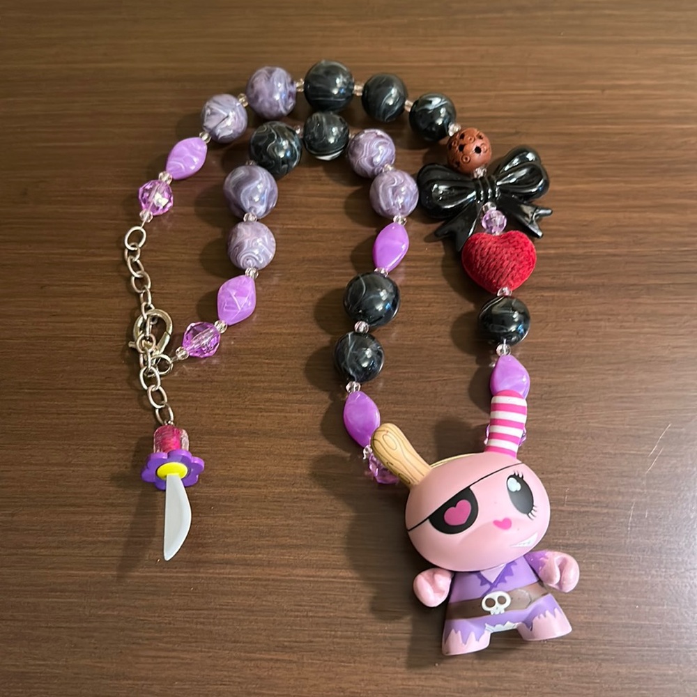 Tarina Tarantino xKidrobot Dunny Clutter Pirate Pendant Necklace